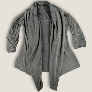 athleta pranayama wrap cardigan sweater Small Petite